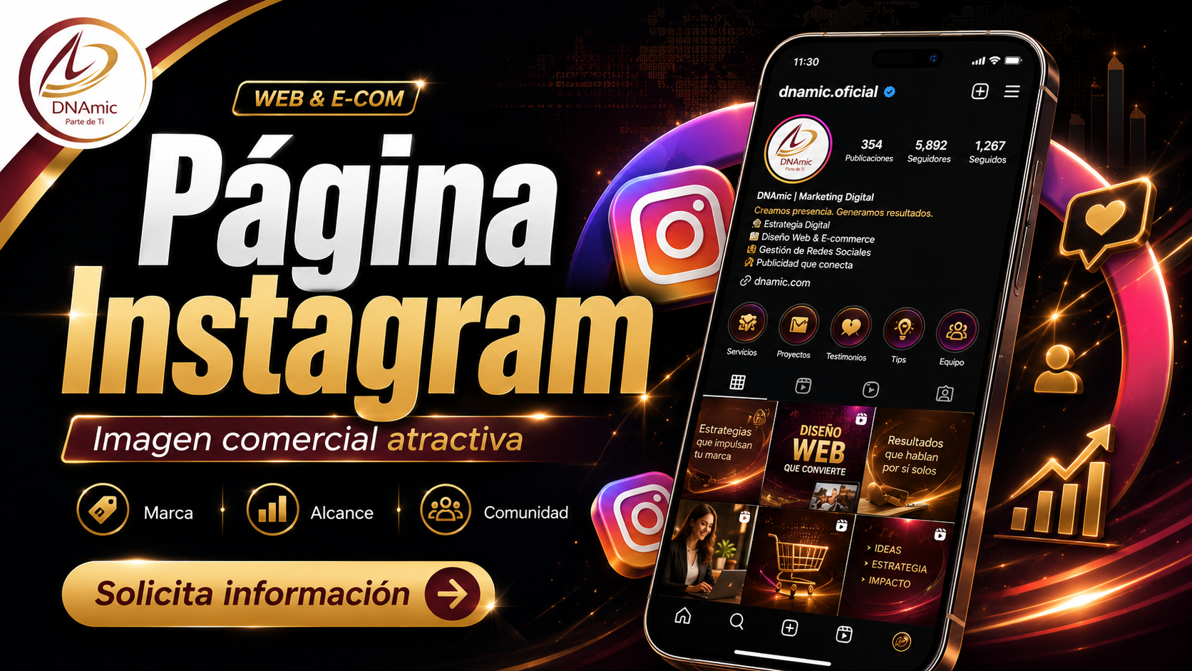 Creación de Páginas de Redes