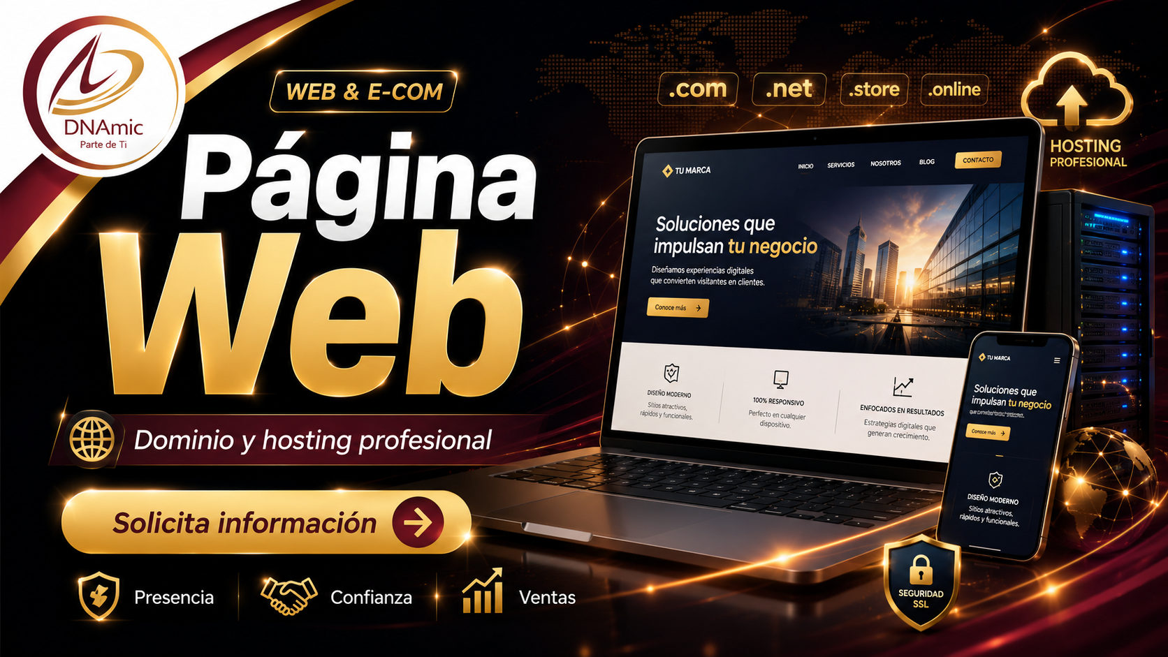 Páginas Web y Tiendas Online