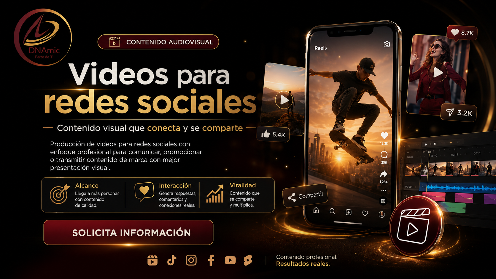 Videos para redes sociales