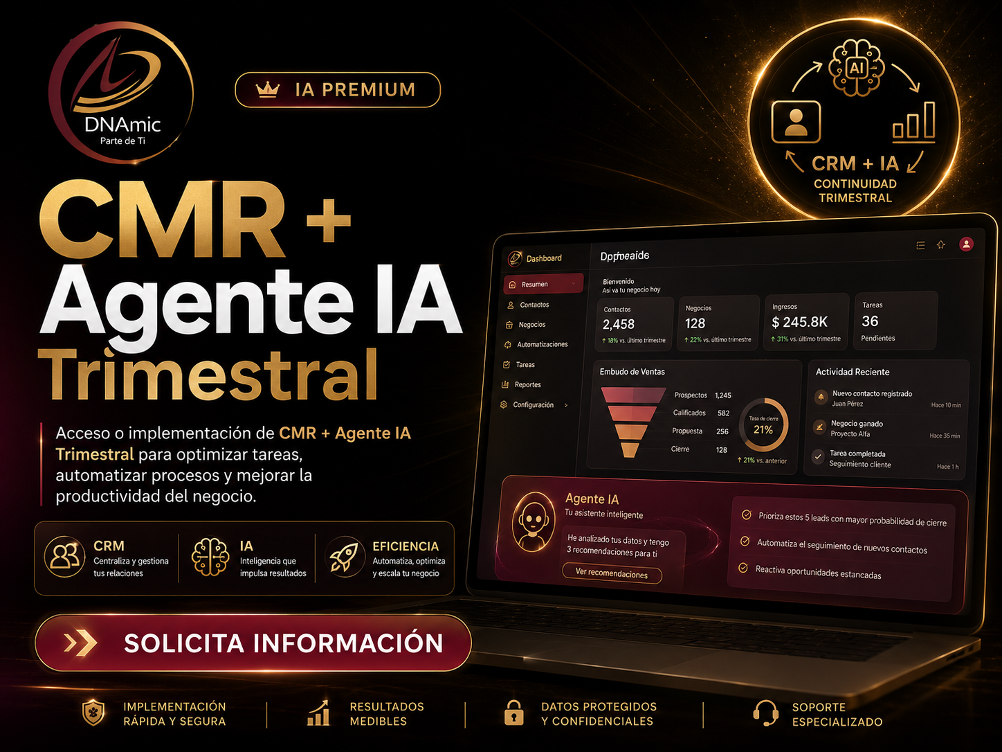 CMR + Agente IA Trimestral